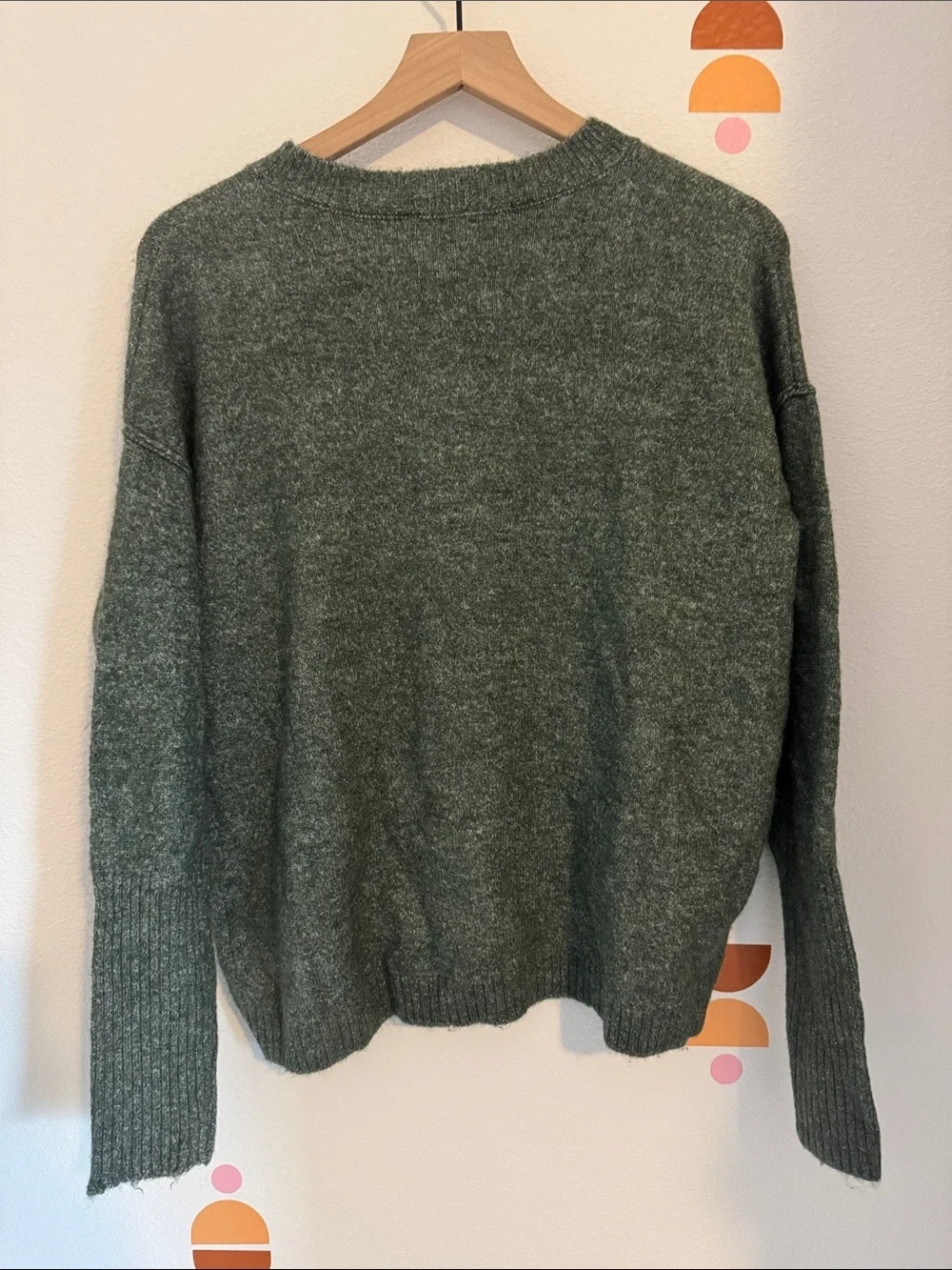 Legendary Whitetails Heathered Green Knit Crewneck N0083